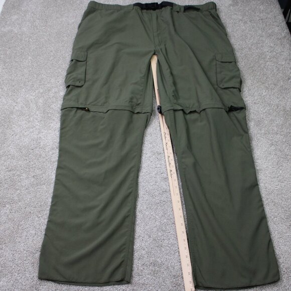 Boy Scouts Of America Cargo Pants Mens 3XL Green Switchback Covertibile Belted - Picture 3 of 15
